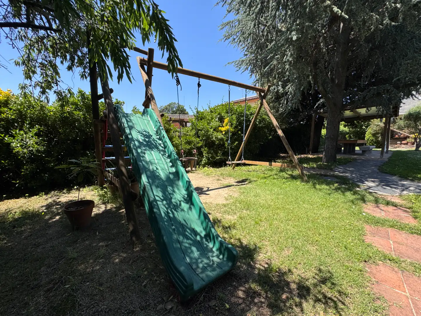 Jardín de Casa o chalet en venta en Cardedeu con Aire acondicionado, Calefacción y Jardín privado