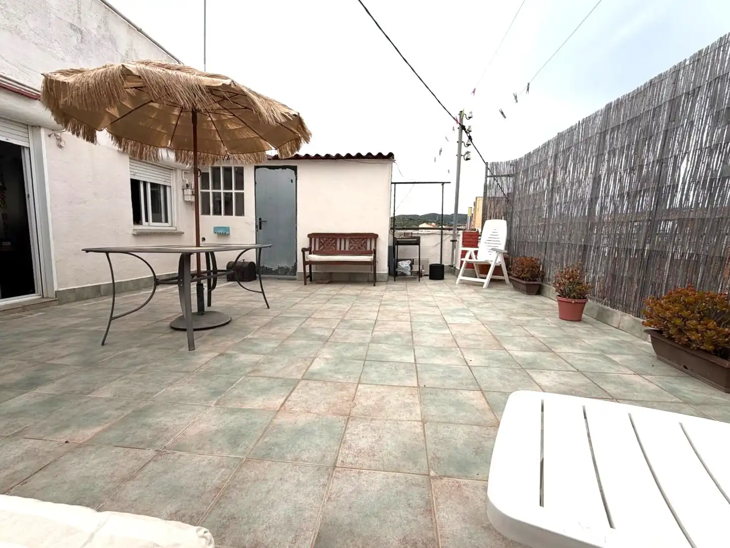 Terrasse von Wohnung zum Verkauf in Terrassa mit Parkett und Terrasse