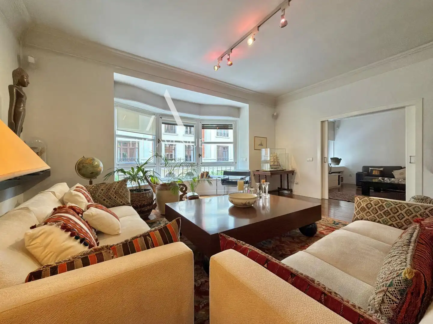 Sala de estar de Piso de alquiler en Madrid con Amueblado