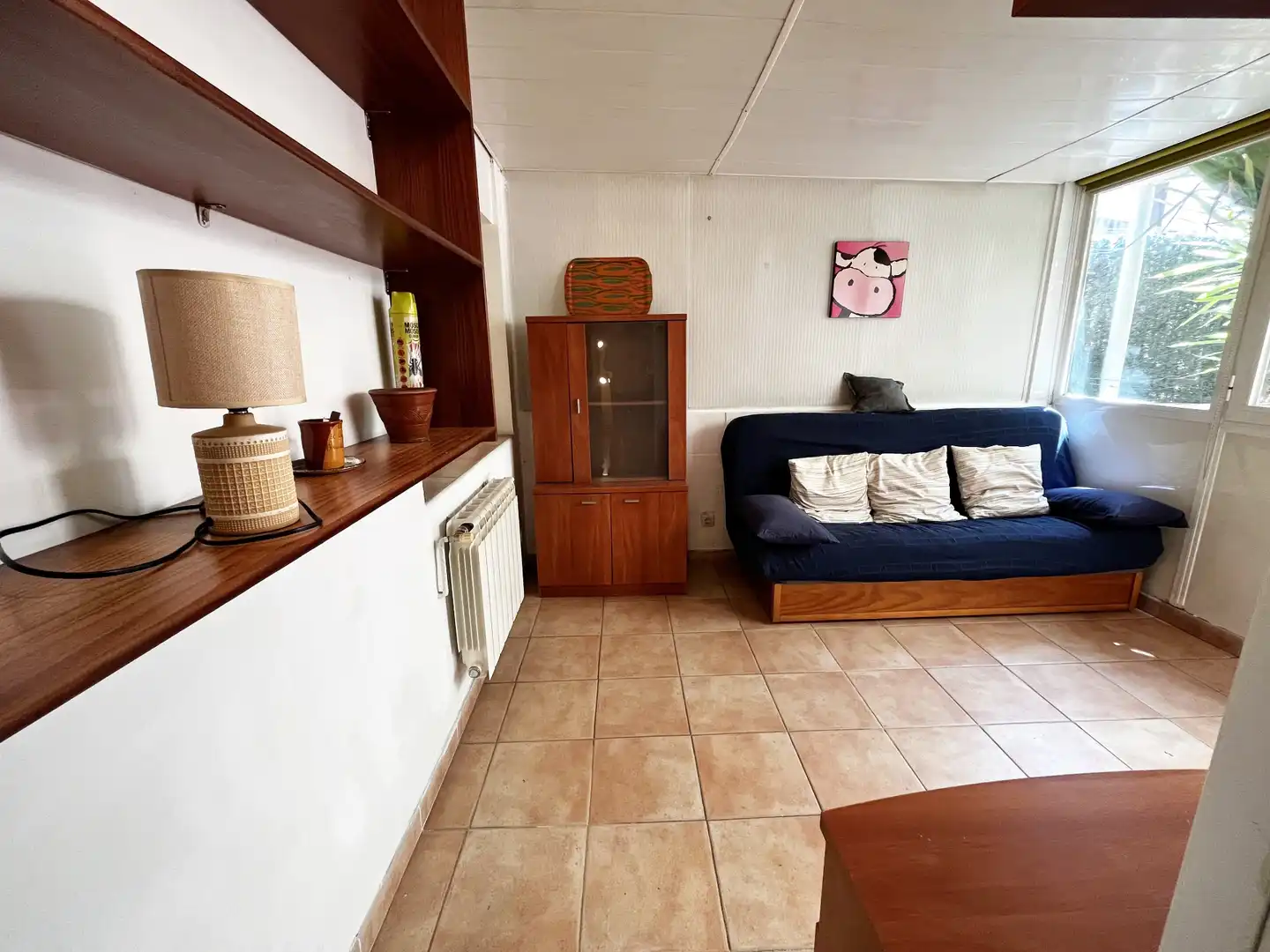 Living room of Flat for rent in Madrid  with Air Conditioner, Heating and Parquet flooring