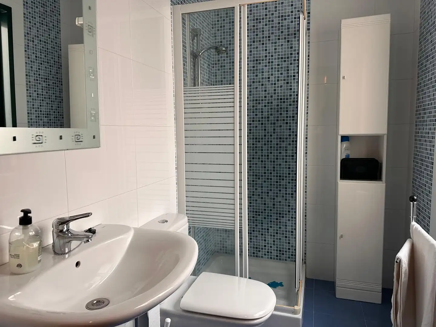 Badezimmer von Dachboden zum Verkauf in Ames mit Heizung, Parkett und Abstellraum