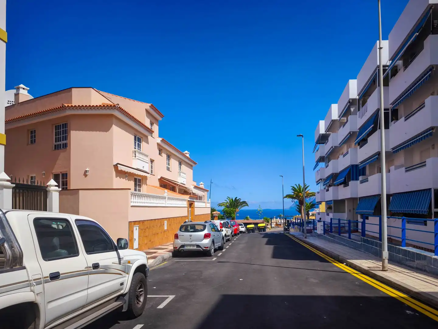 Außenansicht von Wohnungen zum Verkauf in Santiago del Teide mit Terrasse, Möbliert und Gemeinschaftspool