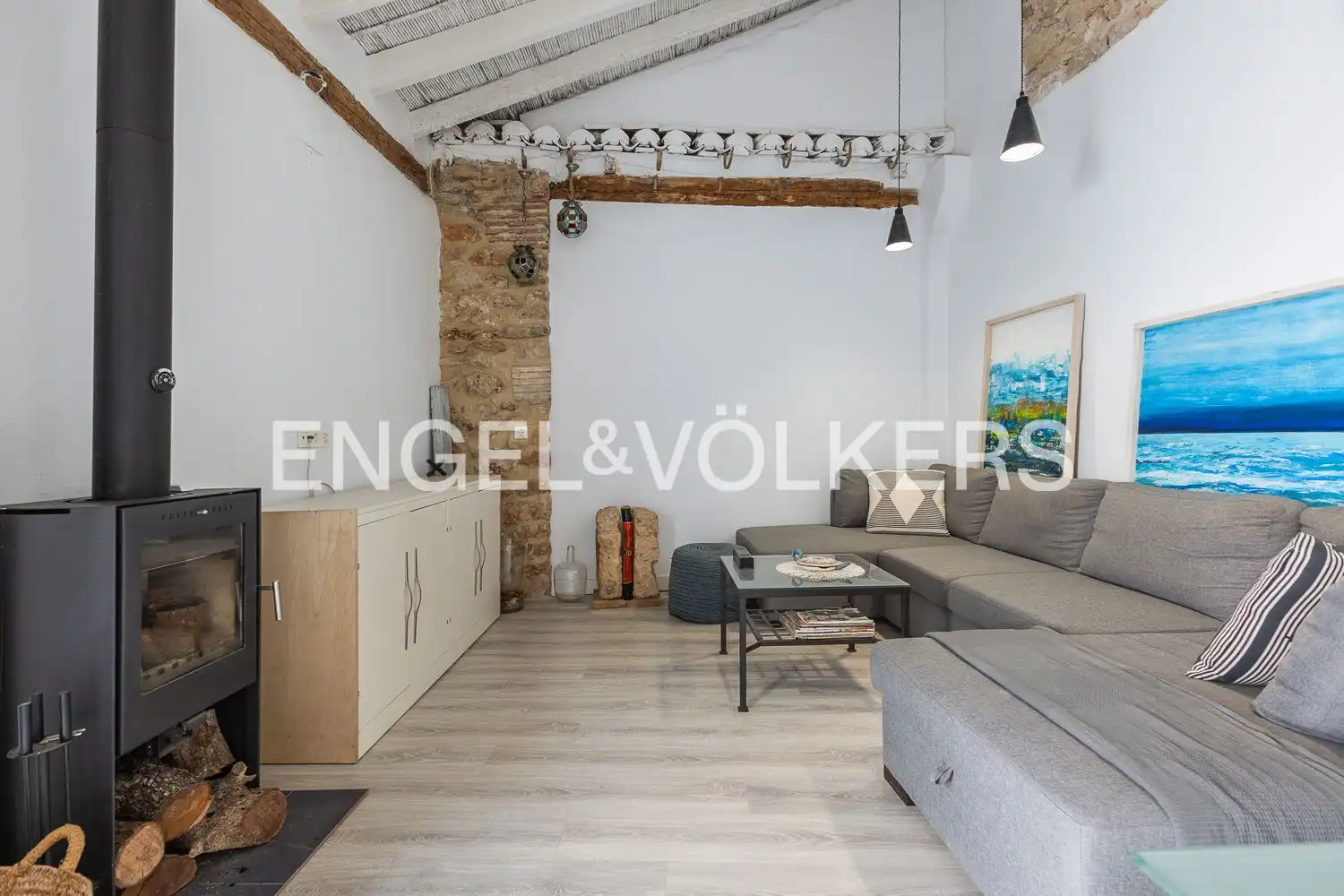 Sala de estar de Casa o chalet en venta en Dénia con Calefacción