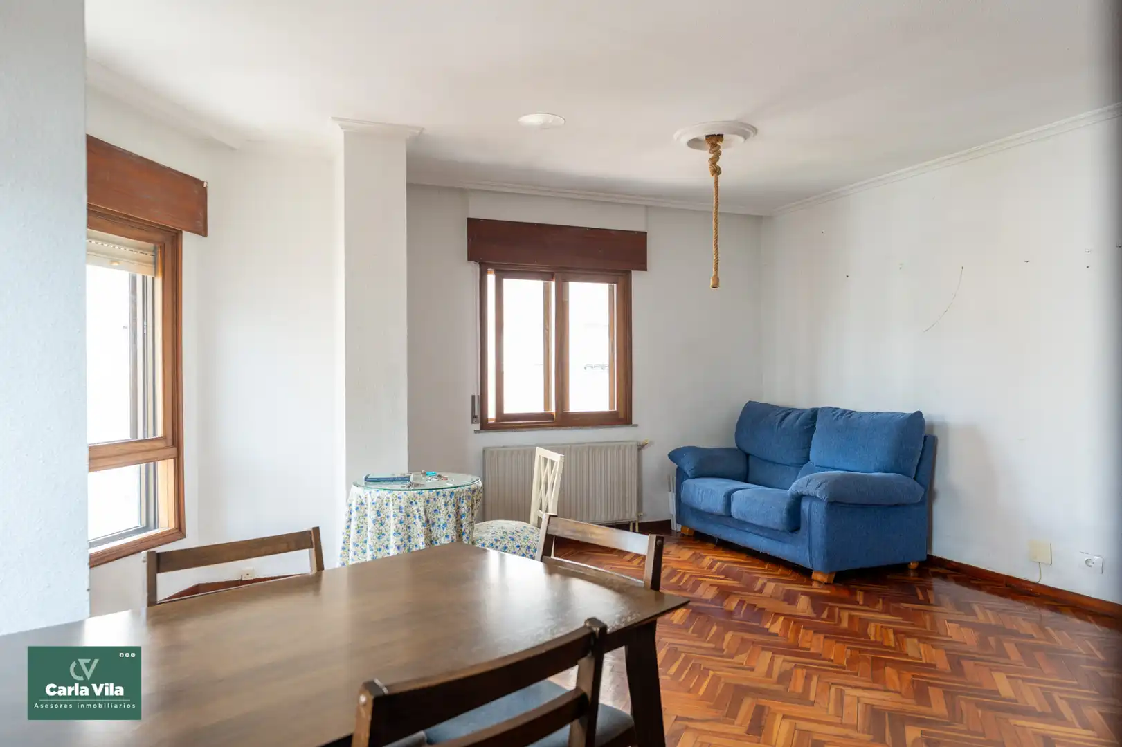 Sala d'estar de Pis en venda en Lugo amb Calefacció, Parquet i Traster