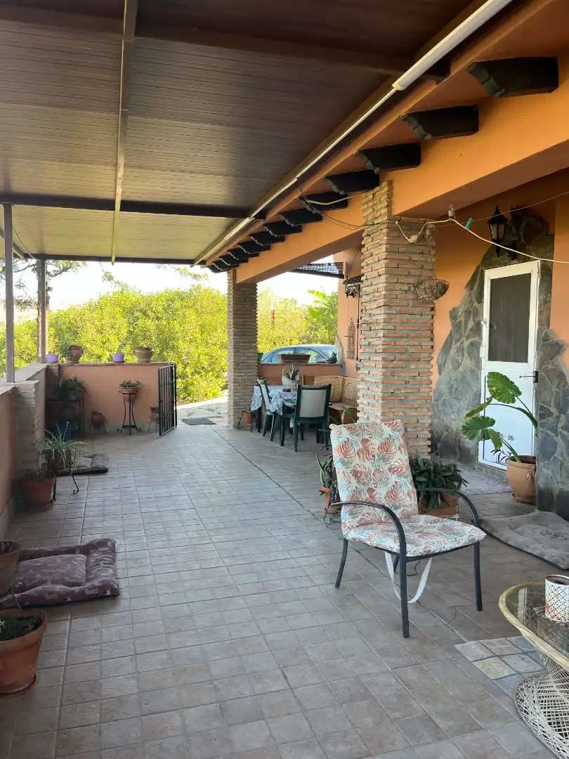 Terraza de Finca rústica en venta en Cártama con Aire acondicionado, Terraza y Amueblado