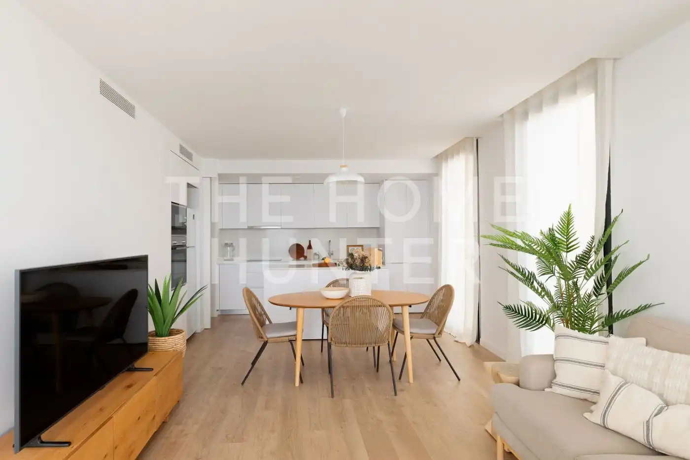 Wohnzimmer von Wohnung zum Verkauf in L'Escala mit Klimaanlage, Heizung und Terrasse