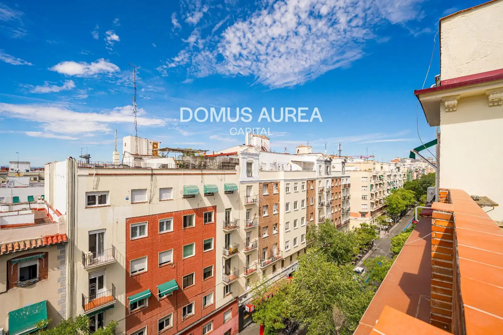 Exterior view of Attic for rent in Madrid  with Air Conditioner, Heating and Parquet flooring