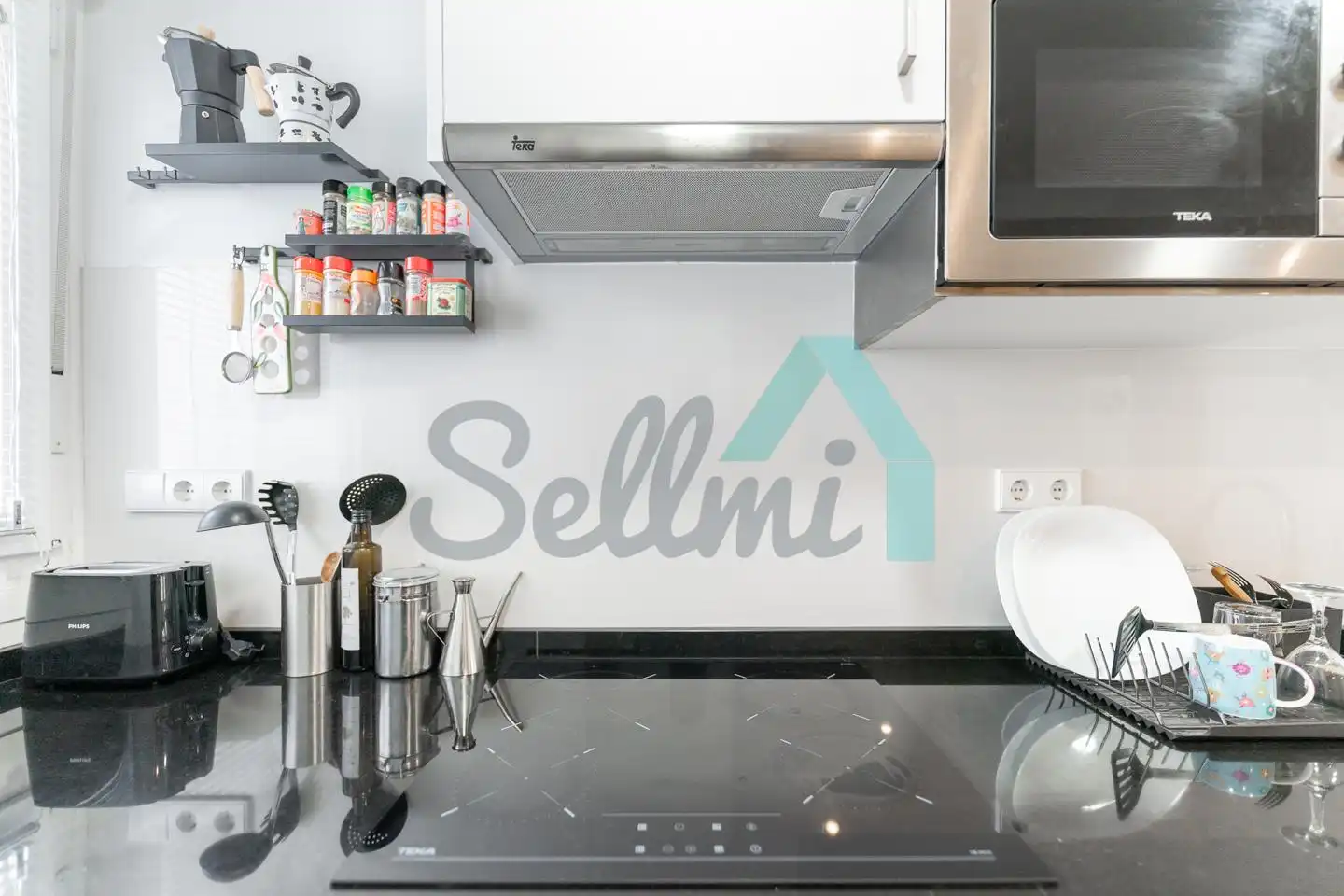 Cocina de Piso de alquiler en Gijón  con Calefacción y Amueblado