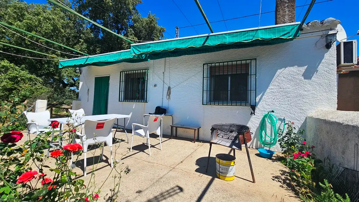 Vista exterior de Casa o chalet en venta en Higuera de la Sierra con Aire acondicionado, Jardín privado y Terraza