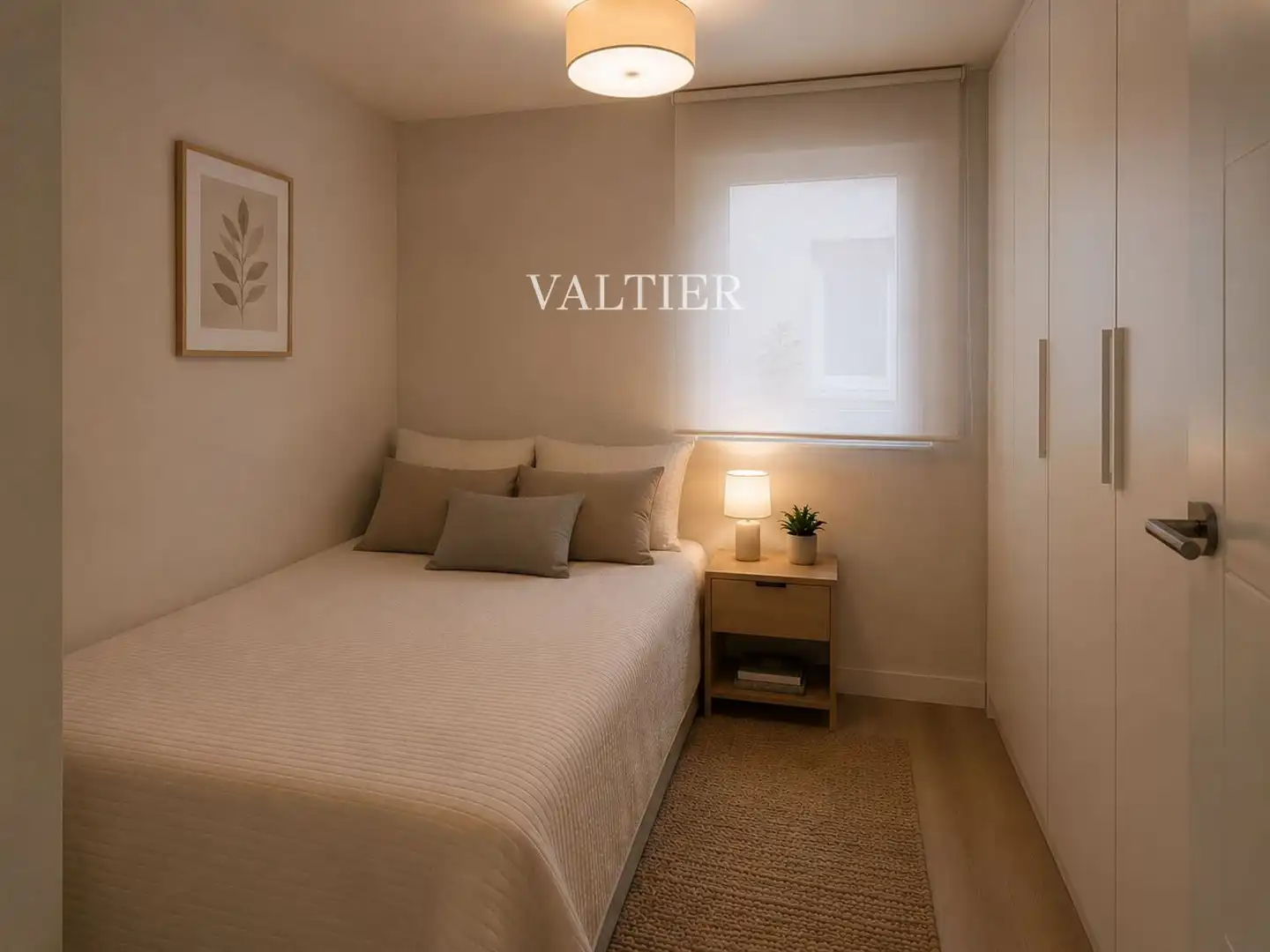 Schlafzimmer von Wohnung zur Miete in Madrid mit Klimaanlage und Möbliert