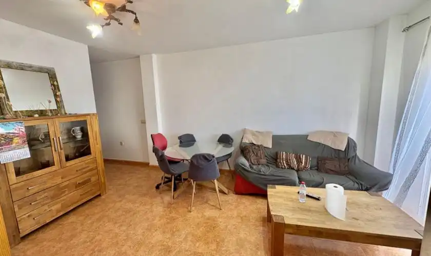 Sala de estar de Piso en venta en Carboneras con Aire acondicionado, Calefacción y Amueblado