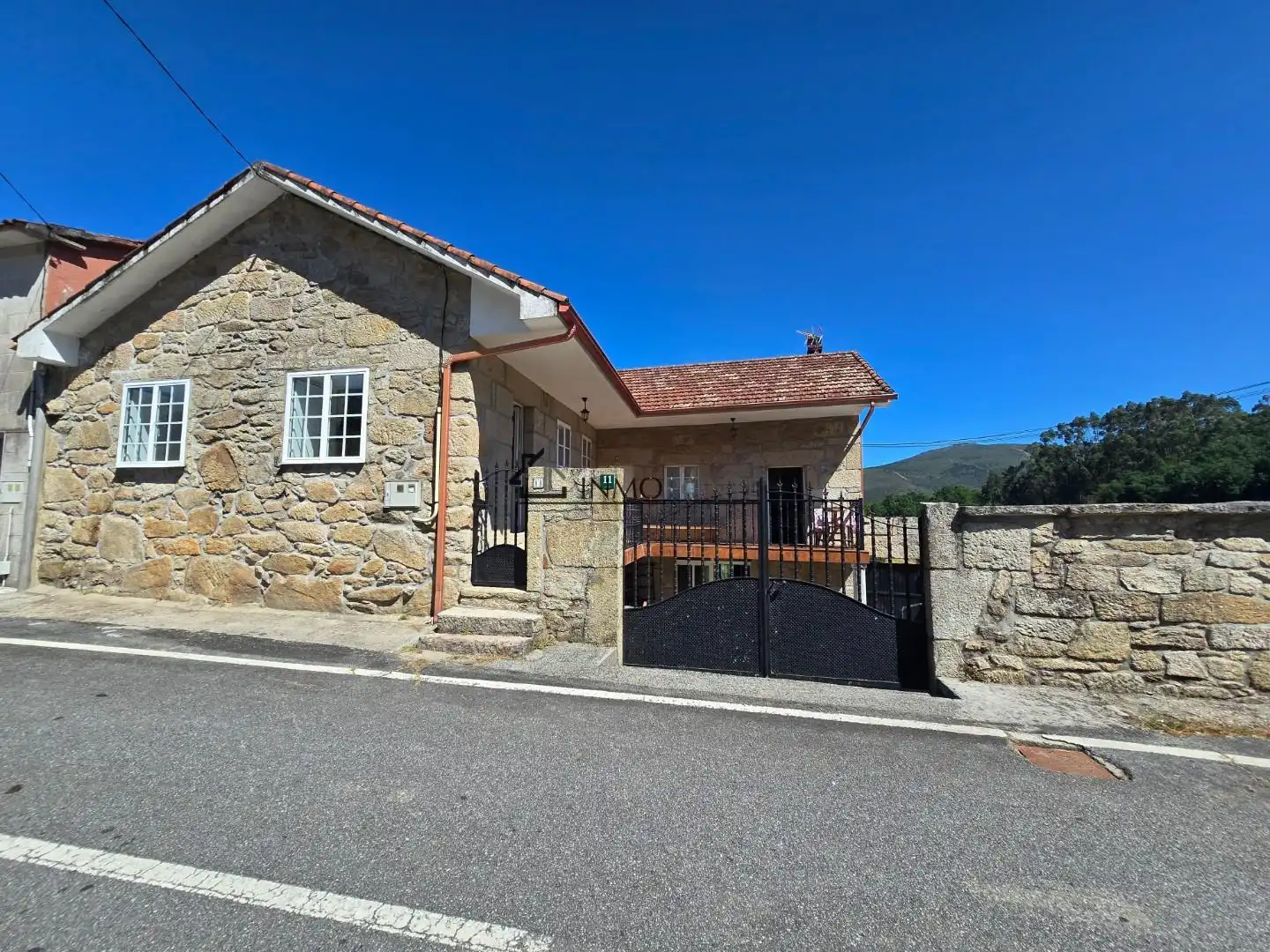 Vista exterior de Casa o chalet en venta en Campo Lameiro con Jardín privado, Terraza y Balcón