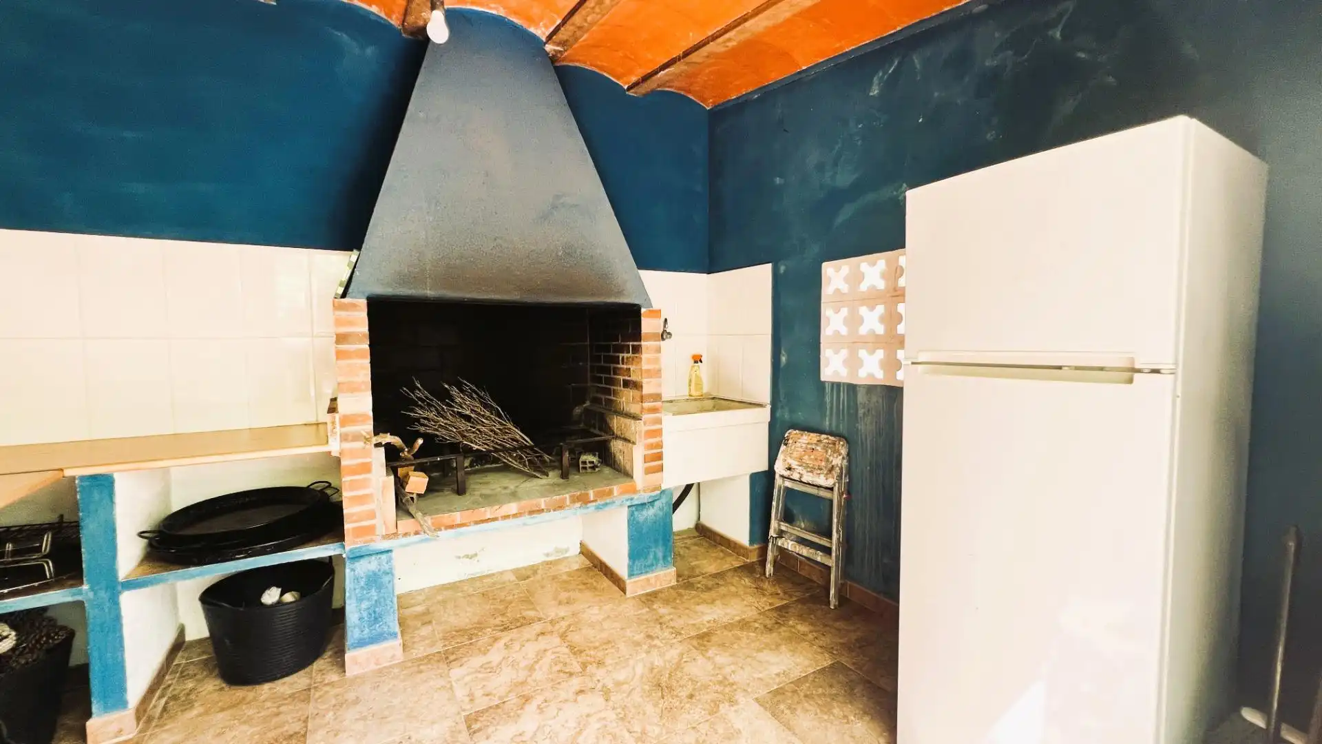 Cocina de Finca rústica en venta en La Pobla de Tornesa con Jardín privado y Trastero