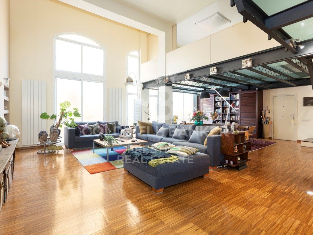Sala d'estar de Loft en venda en  Barcelona Capital
