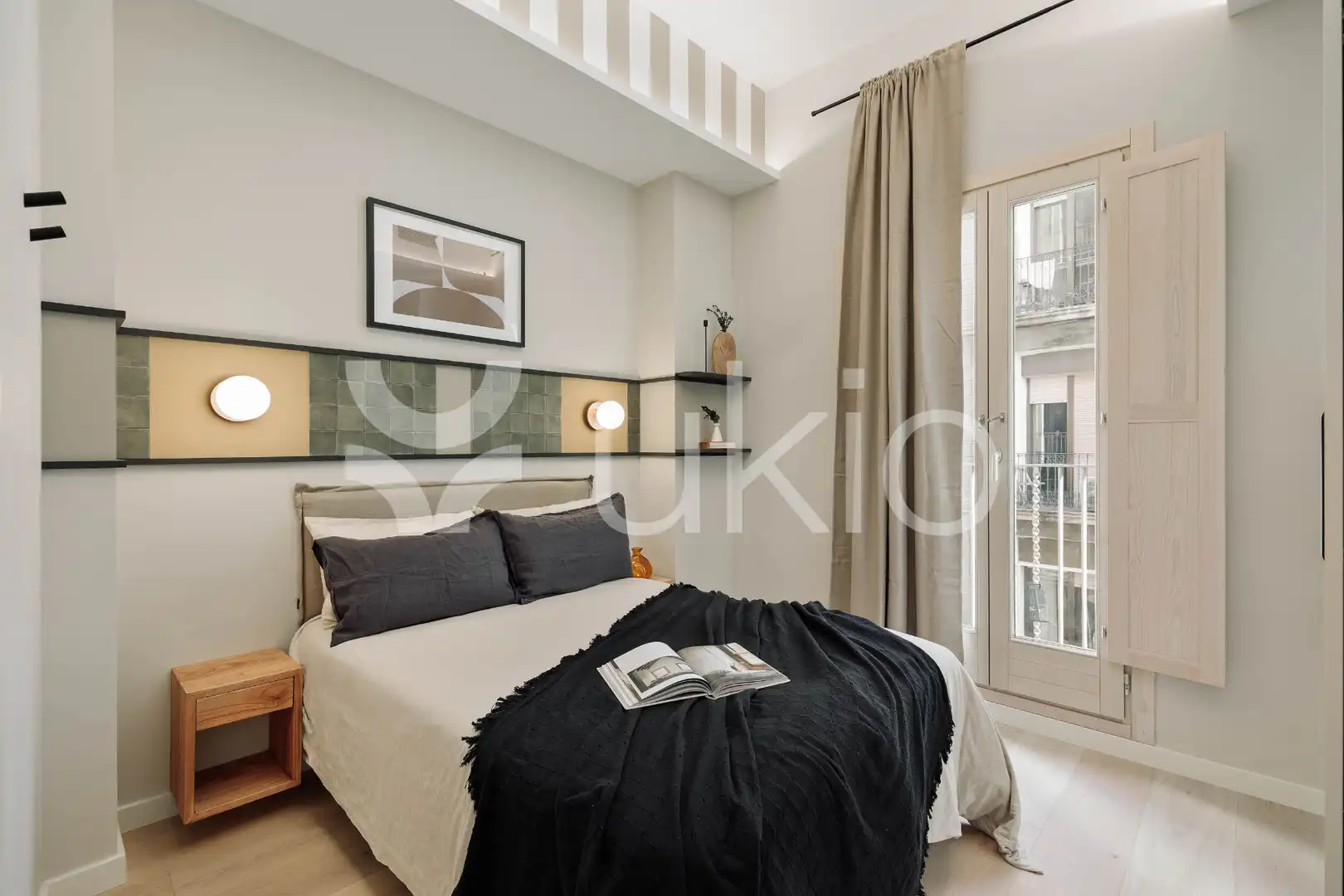 Habitación de Apartamento de alquiler en Barcelona con Aire acondicionado, Calefacción y Terraza