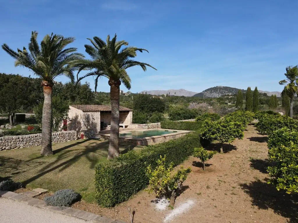 Jardín de Finca rústica en venta en Pollença con Aire acondicionado, Calefacción y Piscina