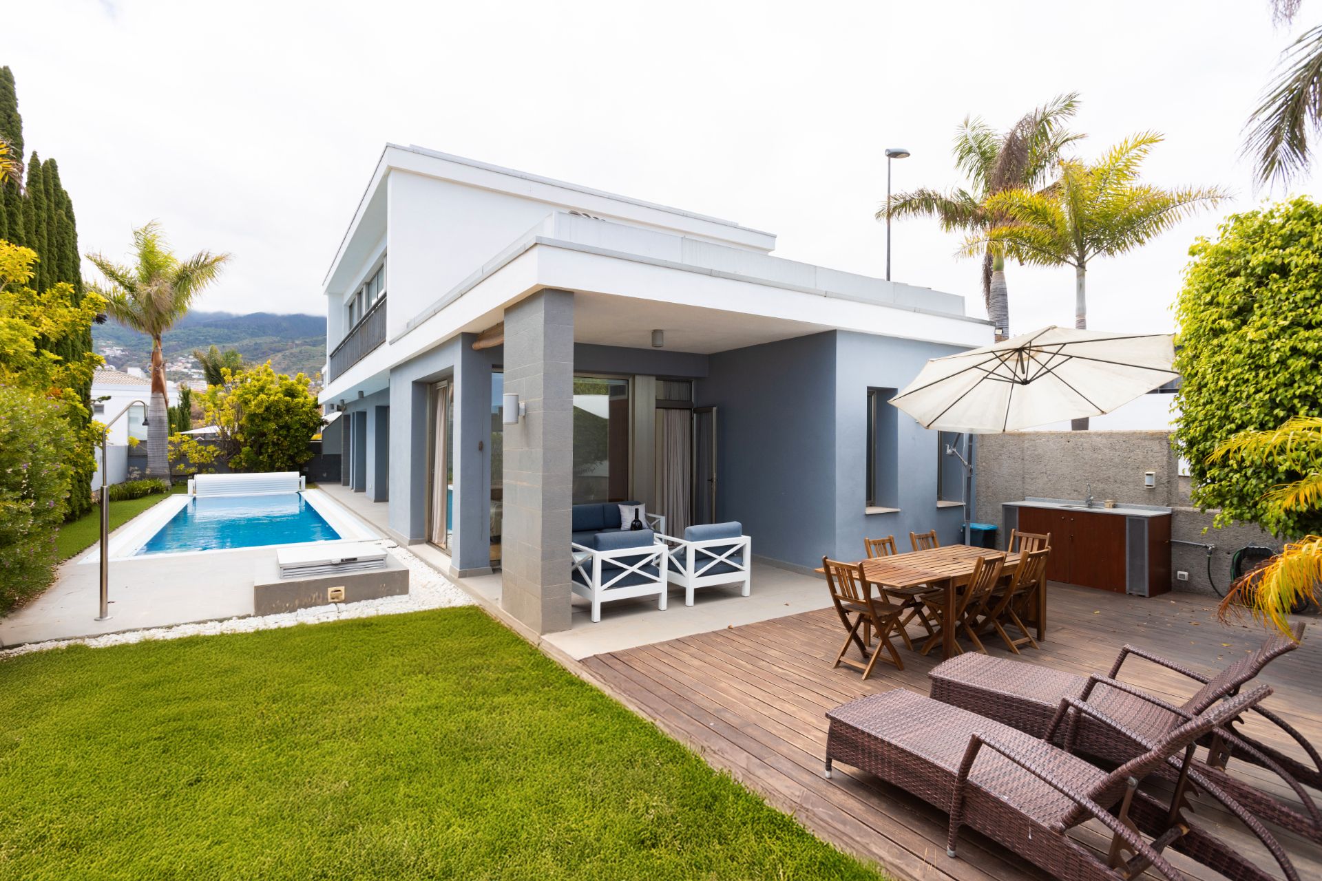 Terrassa de Casa o xalet en venda en Santa Úrsula amb Jardí privat, Terrassa i Piscina