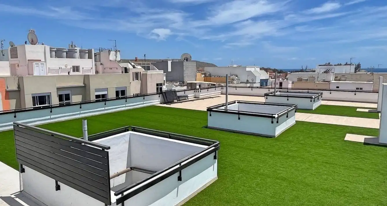 Terrassa de Apartament de lloguer en Mogán amb Aire condicionat, Terrassa i Moblat