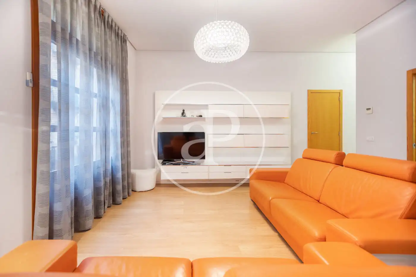 Wohnzimmer von Wohnung zur Miete in Valencia mit Klimaanlage, Heizung und Möbliert
