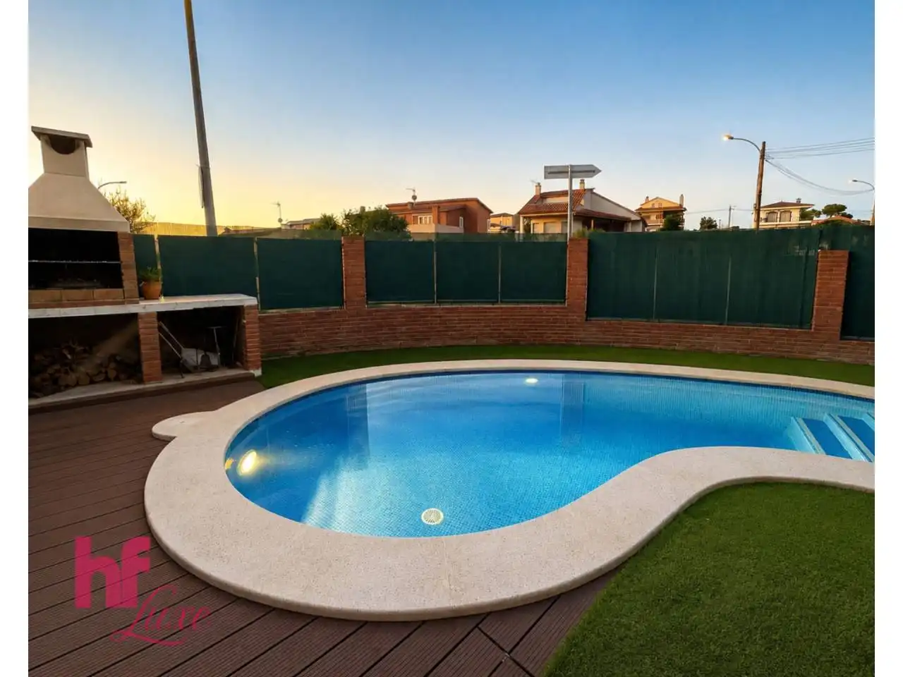 Piscina de Casa adosada en venda en Lliçà de Vall amb Aire condicionat, Calefacció i Jardí privat