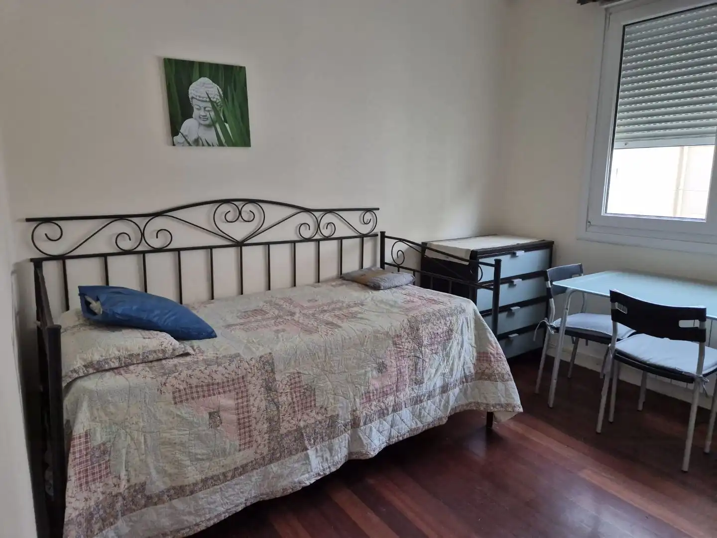 Bedroom of Flat for rent in Santander  with Heating, Parquet flooring and Furnished