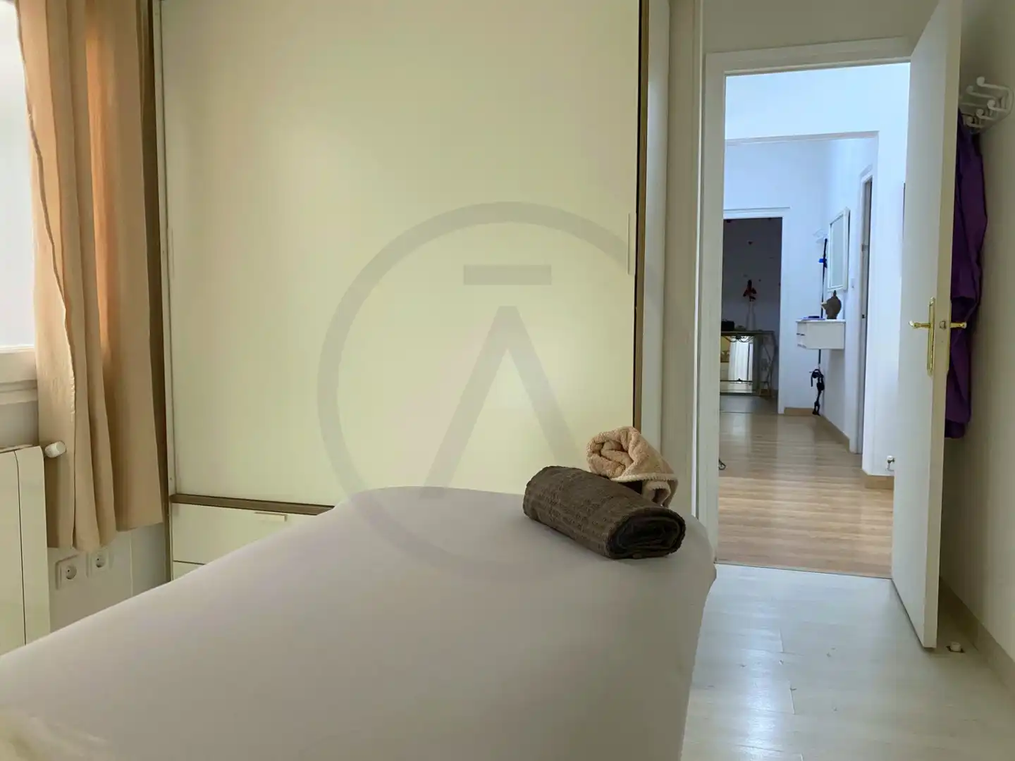 Bedroom of Flat for sale in Terrassa  with Heating, Parquet flooring and Terrace