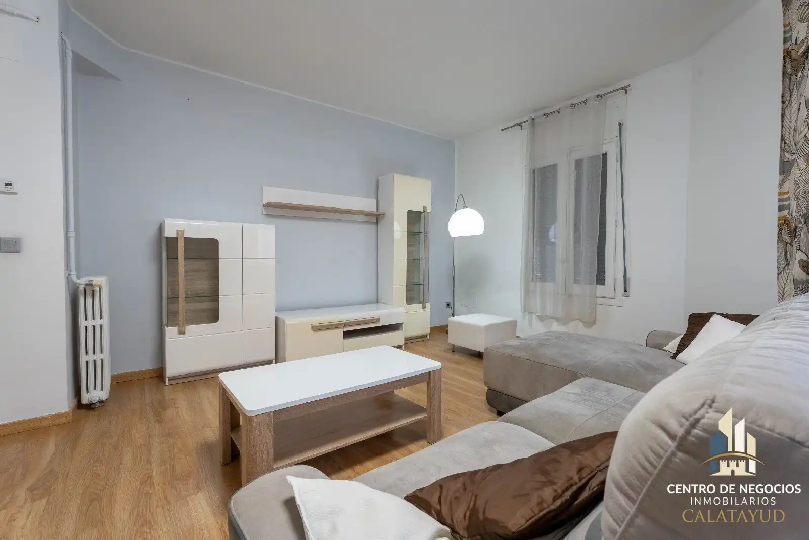 Sala de estar de Piso en venta en Calatayud con Calefacción, Parquet y Terraza