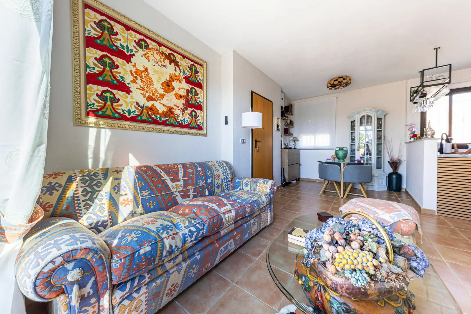 Wohnzimmer von Wohnungen zur Miete in Águilas mit Klimaanlage, Heizung und Terrasse