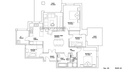 Foto 2 de Piso en venta en Calle Primer Marques Franqueses, Lledoner, Granollers