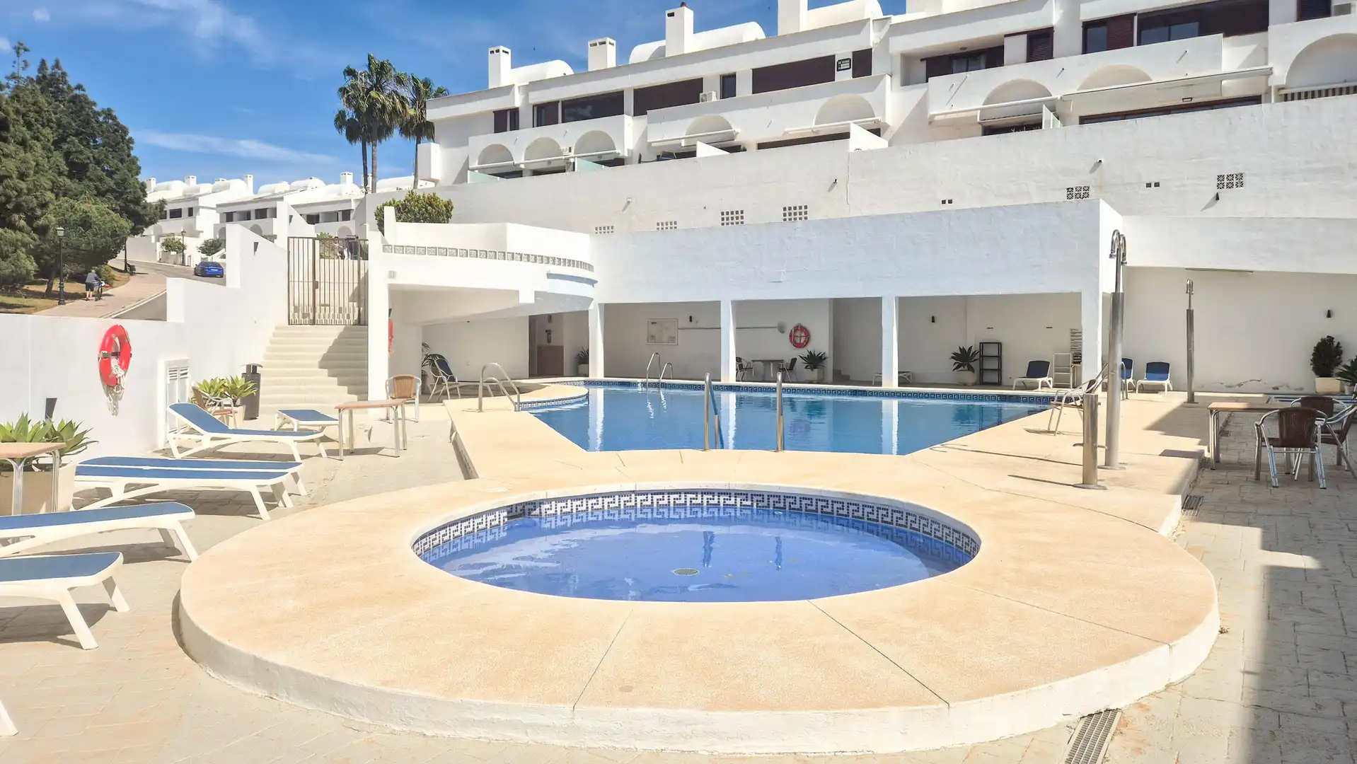 Swimming pool of Detached homes for sale in Mijas  with Community pool