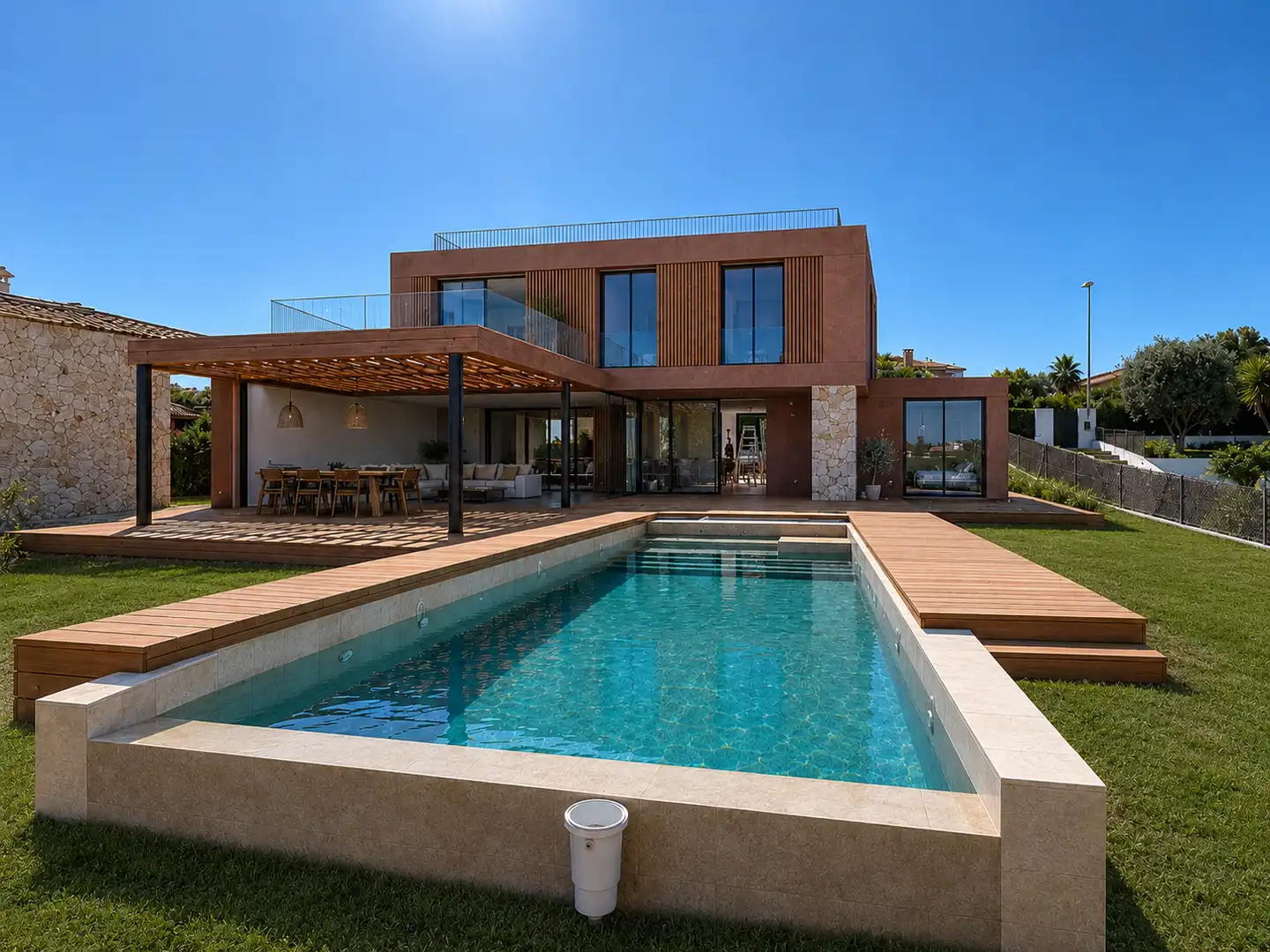 Piscina de Casa o chalet en venta en Llucmajor con Aire acondicionado, Calefacción y Jardín privado
