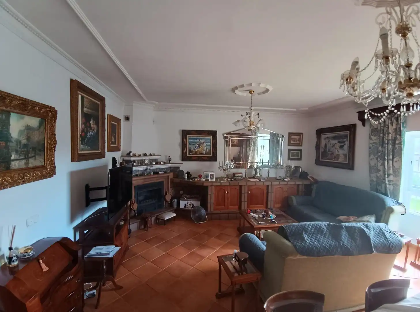 Sala de estar de Casa o chalet en venta en Chiclana de la Frontera con Jardín privado
