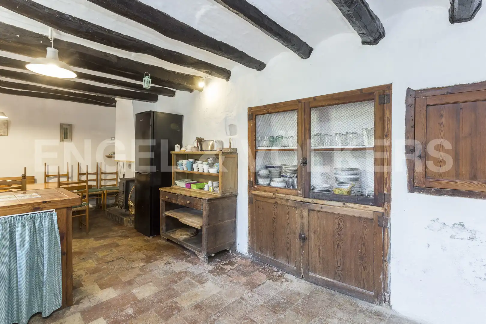 Cocina de Finca rústica en venta en Subirats con Calefacción, Jardín privado y Parquet