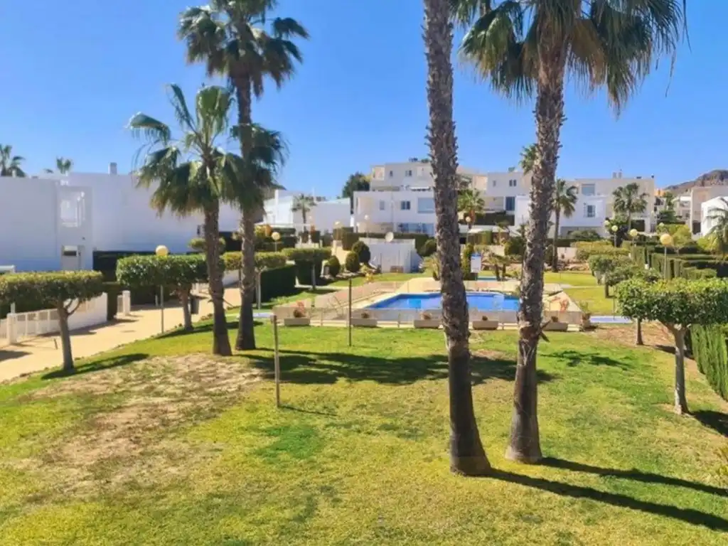 Jardí de Casa adosada de lloguer en Mojácar
