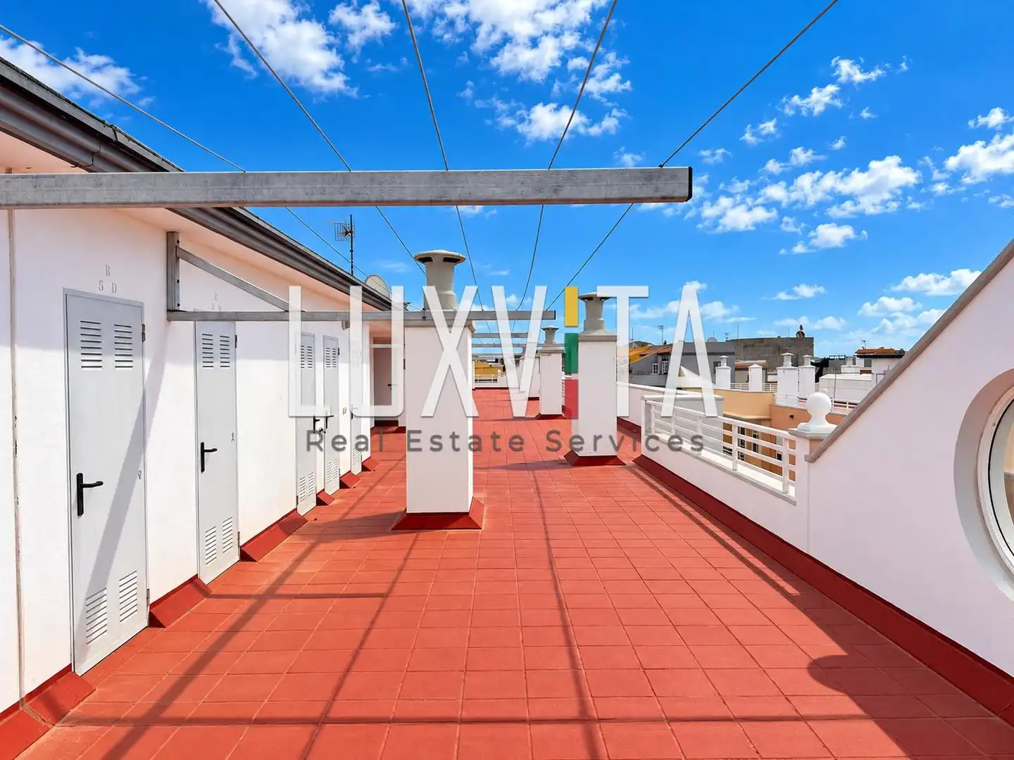 Terrace of Flat for sale in Las Rosas