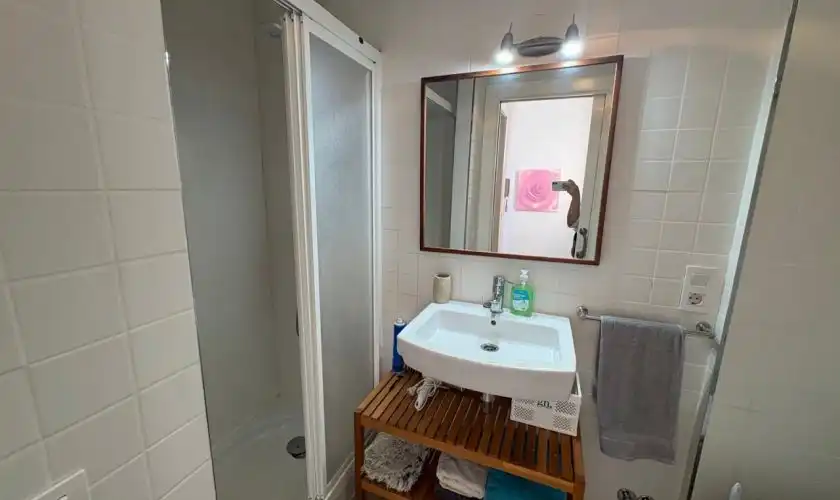 Badezimmer von Einfamilien-Reihenhaus zum Verkauf in Carboneras mit Klimaanlage, Terrasse und Abstellraum