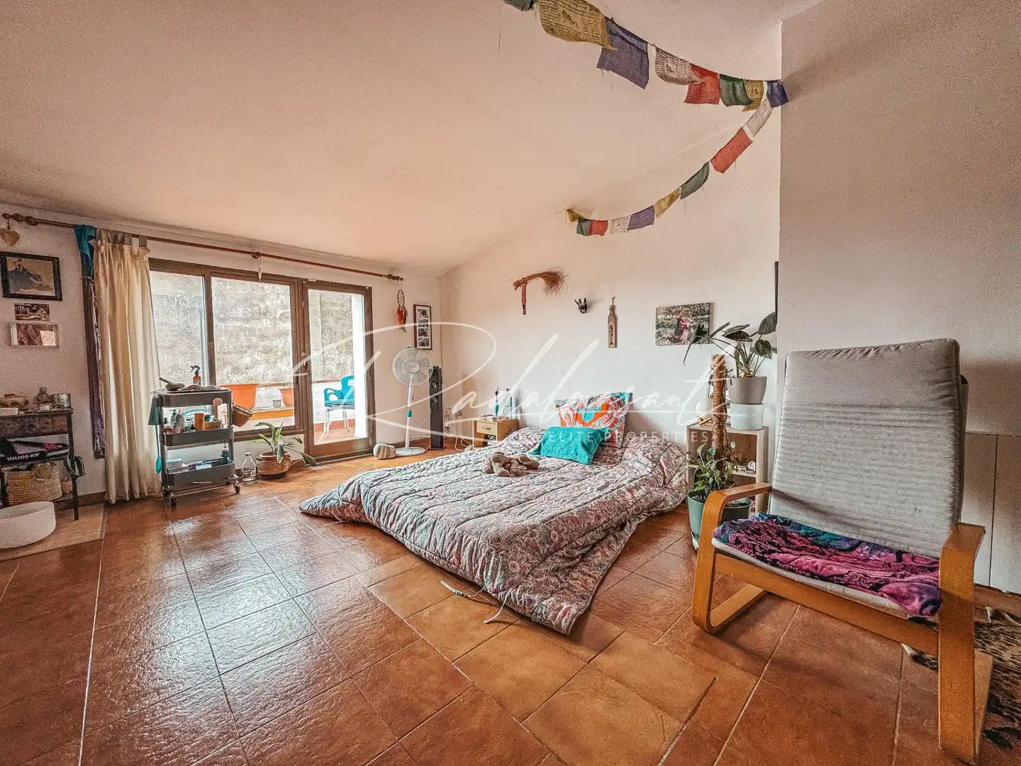 Dormitori de Casa o xalet en venda en El Pla de Santa Maria amb Calefacció i Terrassa