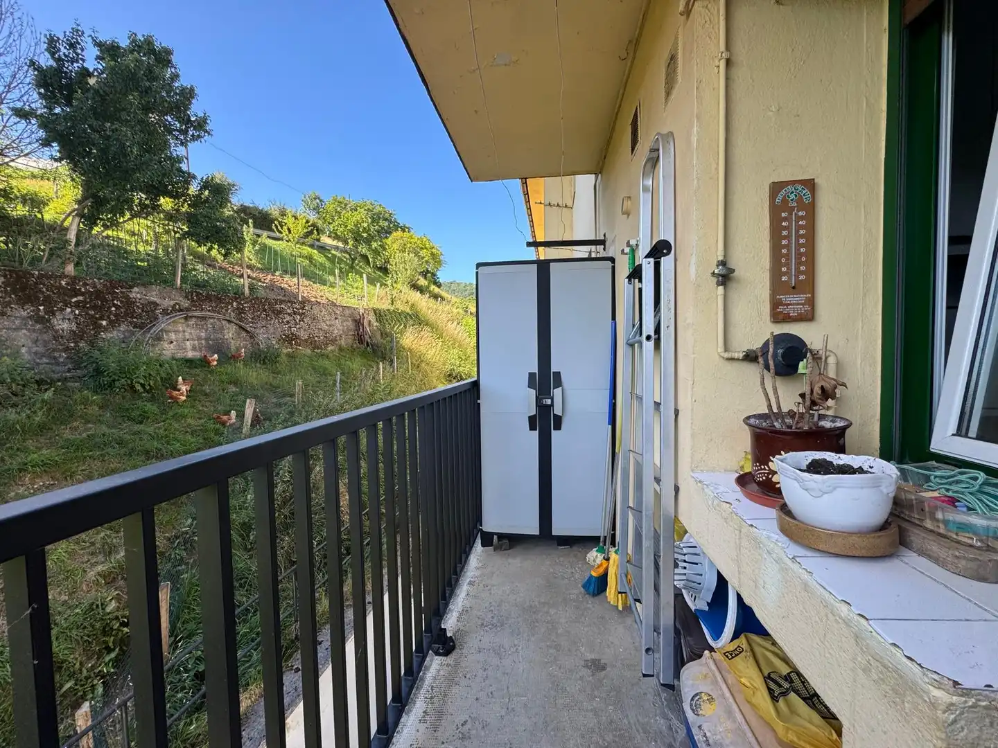 Terrasse von Wohnung zum Verkauf in Ibarra mit Heizung, Möbliert und Ofen