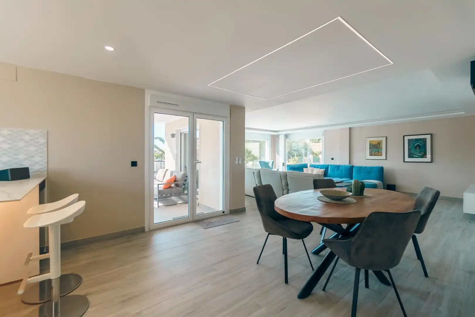 Living room of Houses for sale in L'Alfàs del Pi  with Swimming Pool