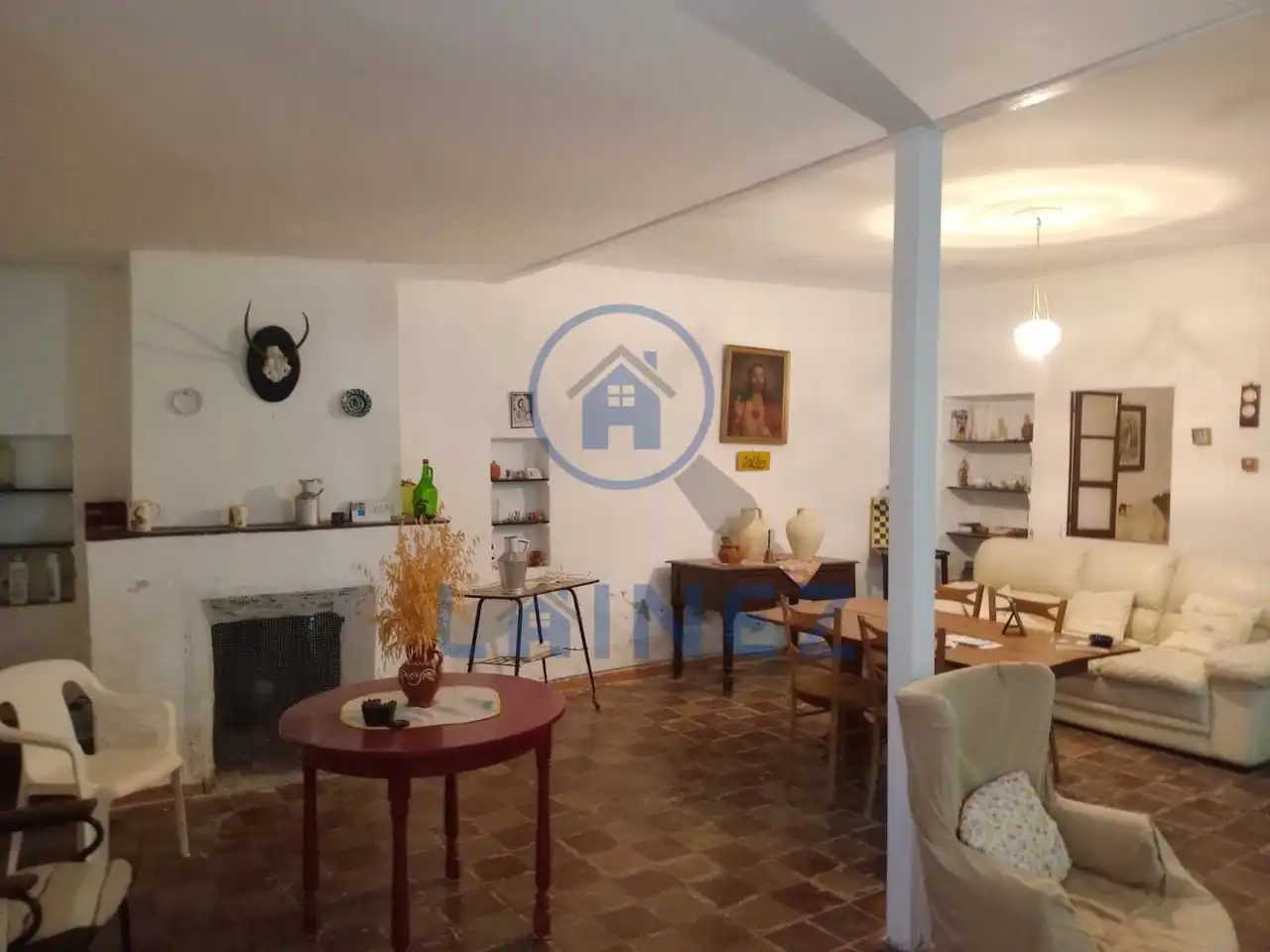 Dining room of Houses for sale in Granja de Torrehermosa  with Heating, Private garden and Storage room