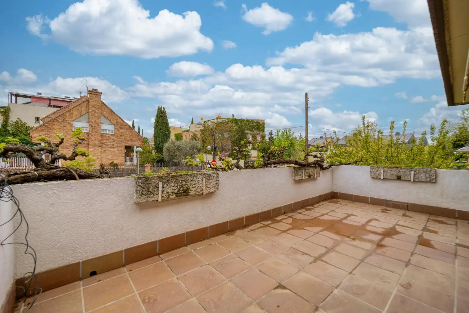 Terraza de Casa adosada en venta en Madrid con Calefacción y Jardín privado