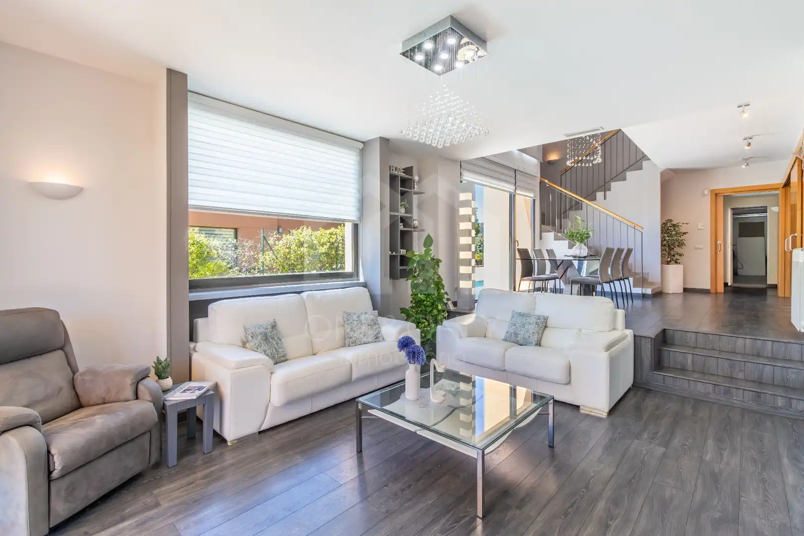 Sala de estar de Casa o chalet en venta en Mont-roig del Camp con Aire acondicionado, Calefacción y Jardín privado