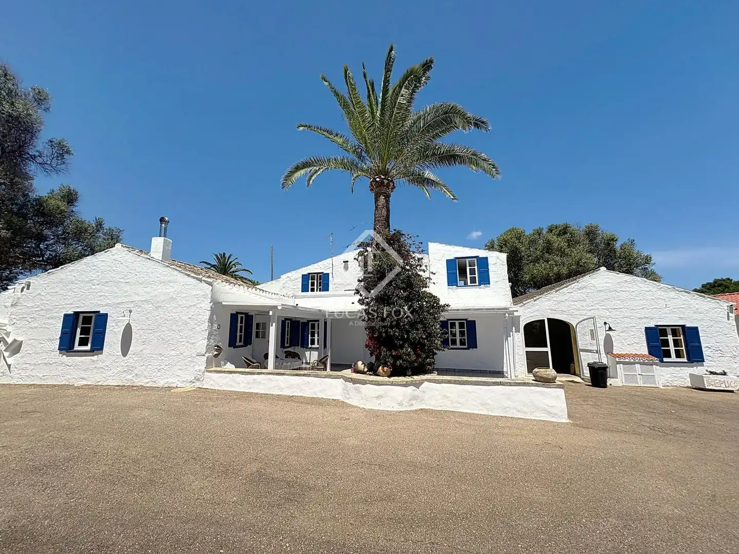 Vista exterior de Finca rústica en venta en Es Castell con Aire acondicionado, Calefacción y Jardín privado