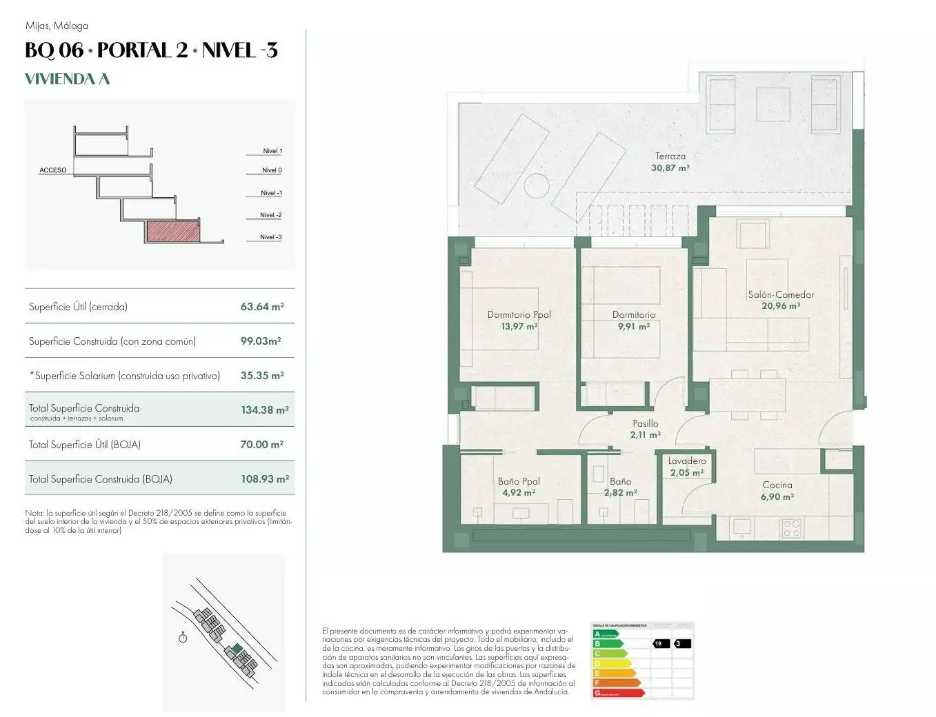 Apartament amb terrassa en venda a Calle Arbolete, imagen 8