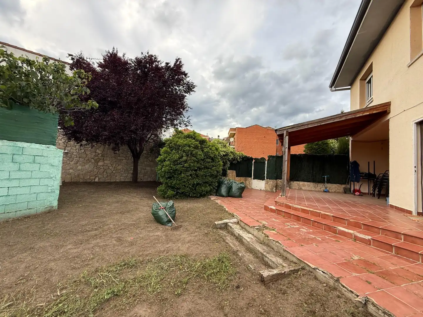 Jardí de Casa adosada en venda en Guadalix de la Sierra amb Calefacció, Jardí privat i Terrassa