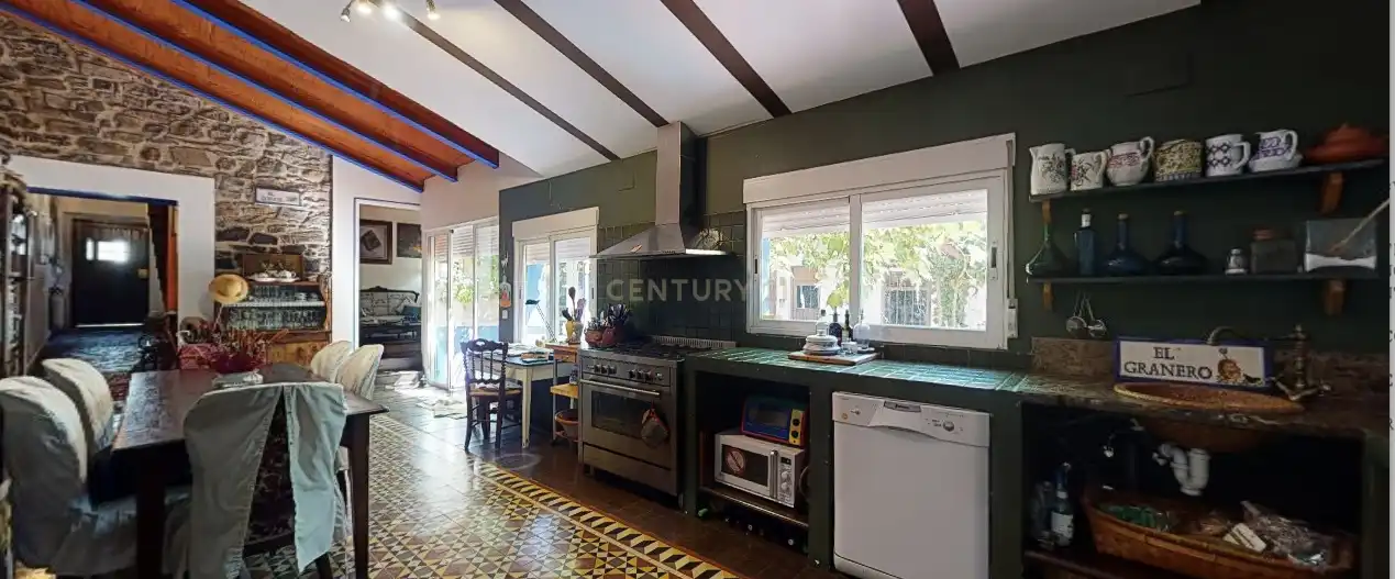 Kitchen of Houses for sale in Piedrabuena  with Air Conditioner, Private garden and Storage room
