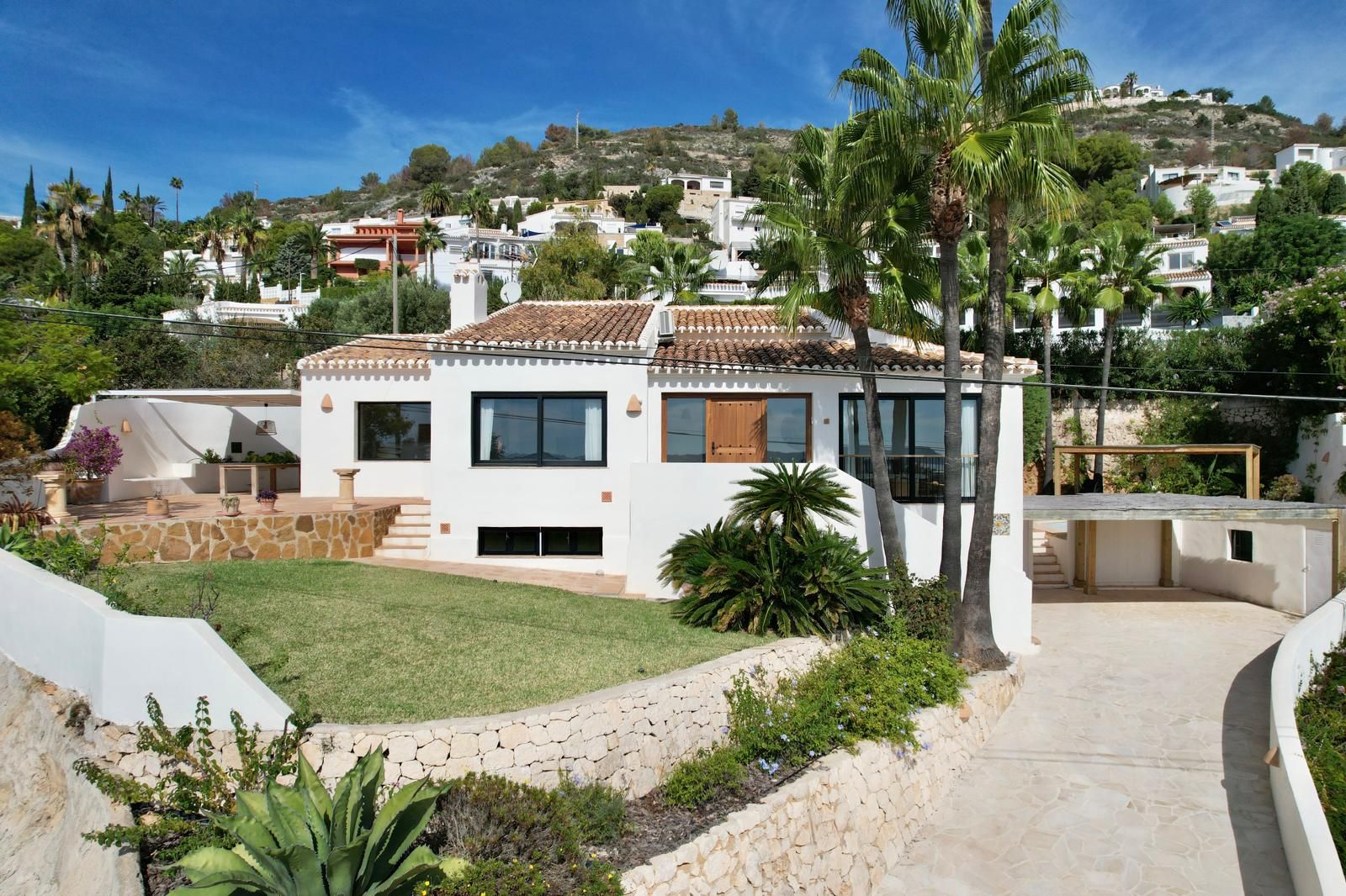 Vista exterior de Finca rústica en venda en Jávea / Xàbia amb Aire condicionat, Calefacció i Jardí privat
