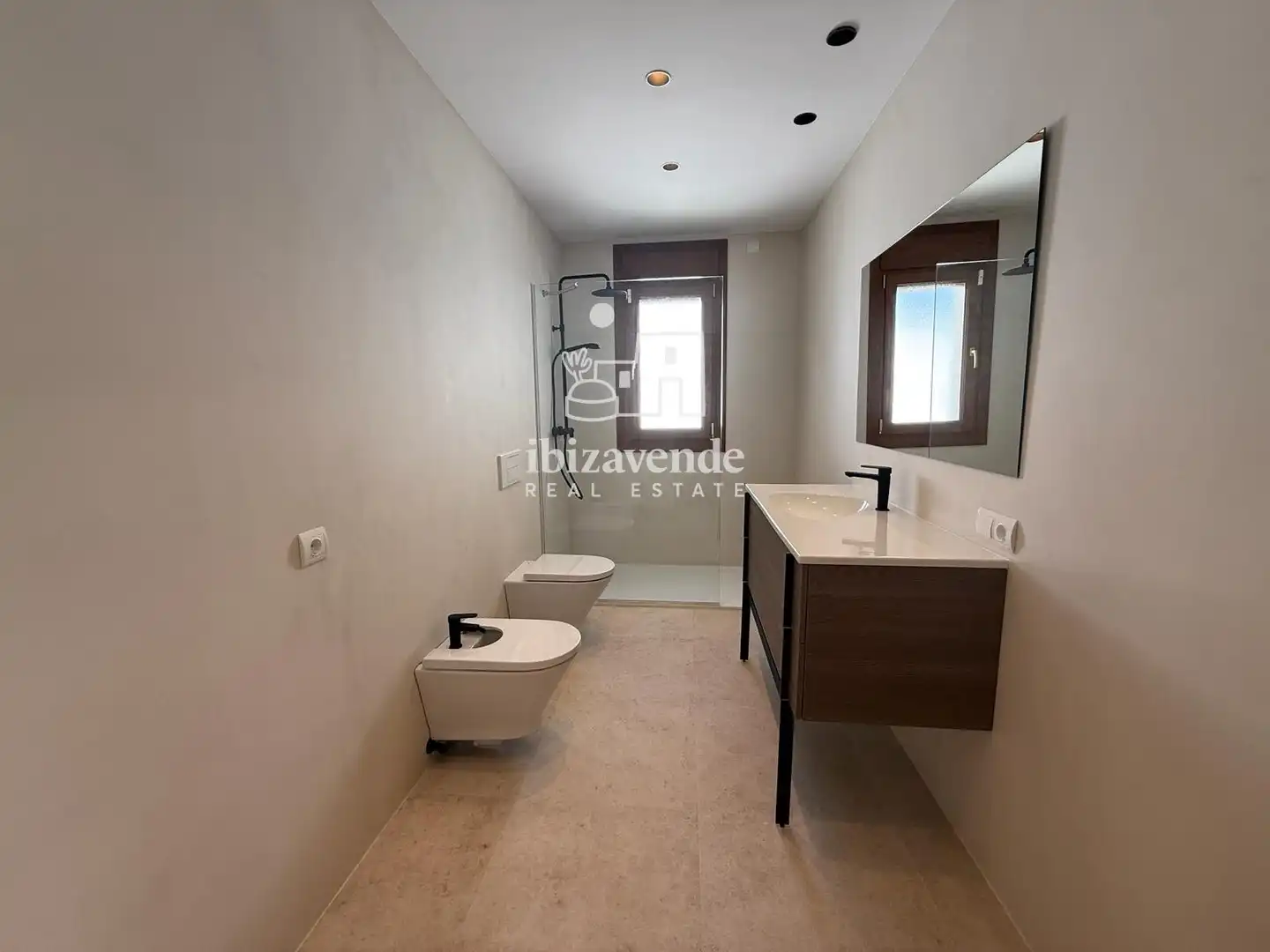 Bany de Casa o xalet de lloguer en Santa Eulària des Riu amb Aire condicionat, Moblat i Alarma