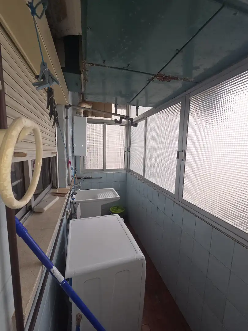Balcony of Flat for rent in Badajoz  with Air Conditioner, Terrace and Furnished