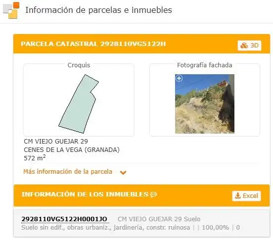 Residential land for sale in Camino Viejo de Guejar, imagen 7